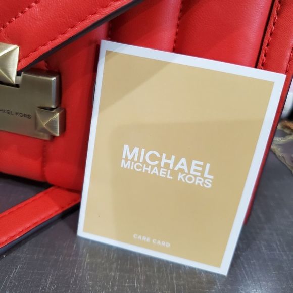 Michael kors bright red whitney leather bag - Picture 6 of 6